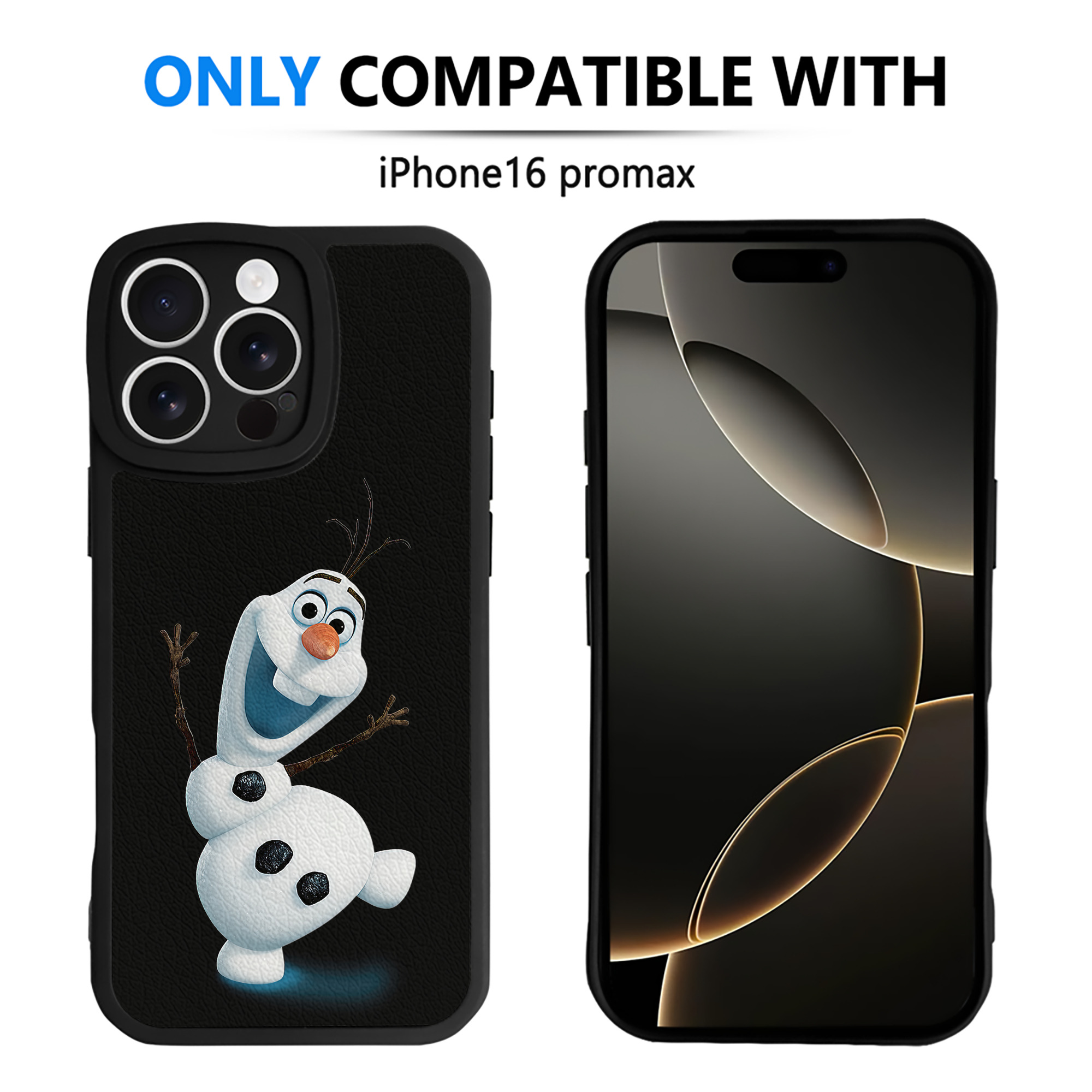 （画像用） アナと雪の女王 アンナ エルサ Frozen Anna Elsa 【iPhone 16シリーズ対応】シリコンスマホケース（レザー調） 材質：シリコン